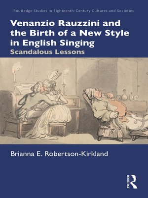 cover image of Venanzio Rauzzini and the Birth of a New Style in English Singing